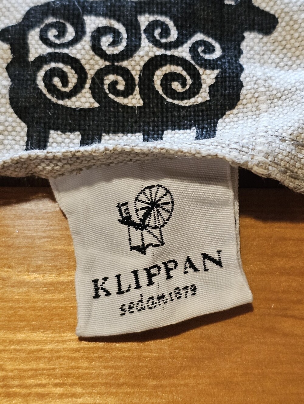 Klippan Sweden Linen Cotton Sheep Tea Towel Scandinavian - Picture 6 of 8